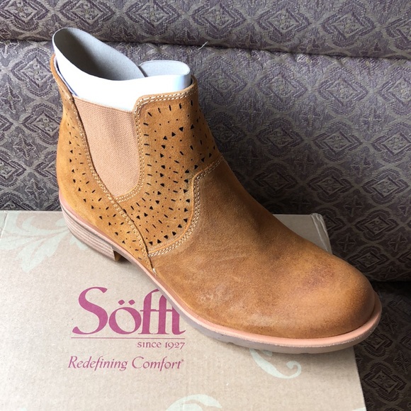 SOFFT new GENUINE SUEADE / LEATHER booties 492SN - Picture 11 of 16